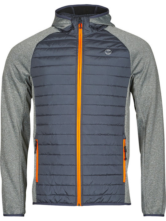 Jacke Puffer Grey Melange