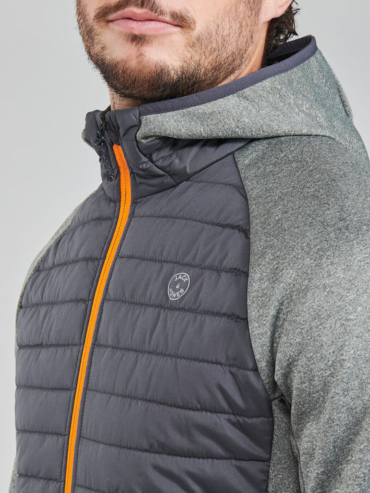 Jacke Puffer Grey Melange