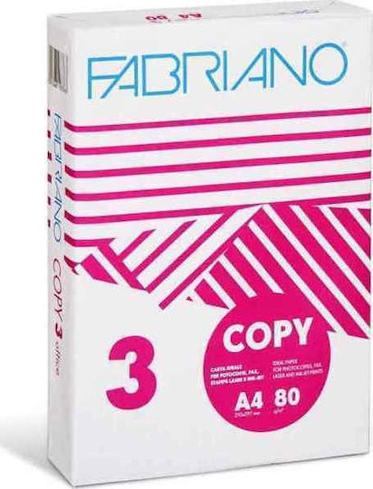 Fabriano Copy 3 Printing Paper A4 80gr/m² 500 sheets