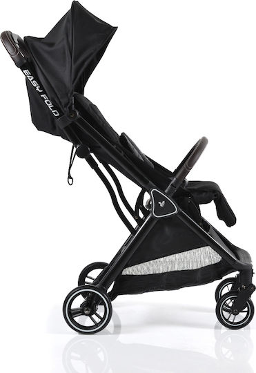Cangaroo Easy Fold Baby Stroller Suitable for Newborn Black 8.2kg