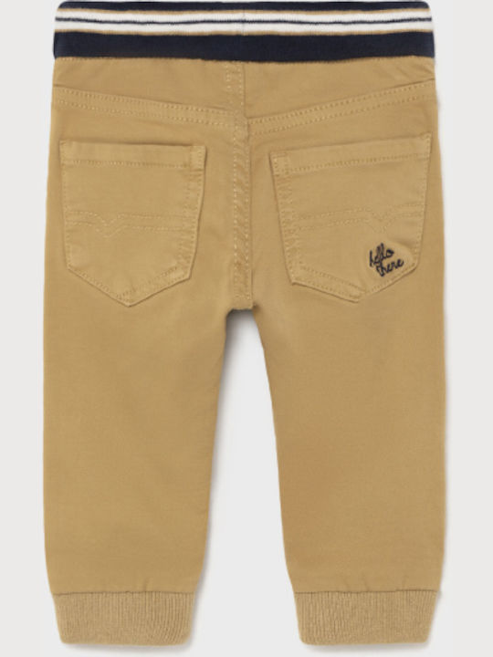 Mayoral Boys Fabric Trouser Beige