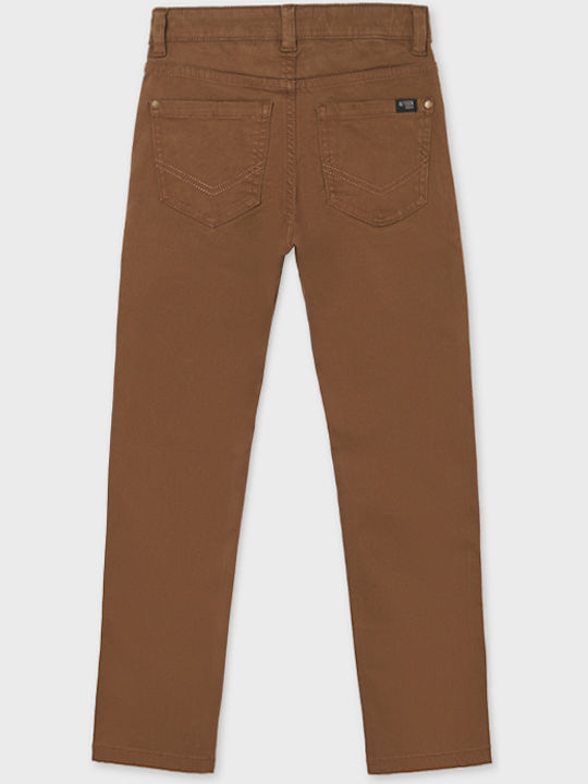 Mayoral Boys Fabric Trouser Brown