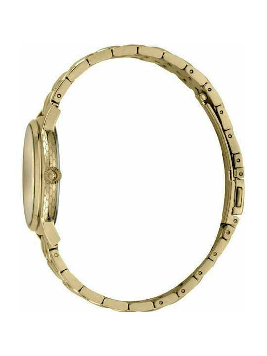 Just Cavalli Valentine's Uhr mit Gold Metallarmband