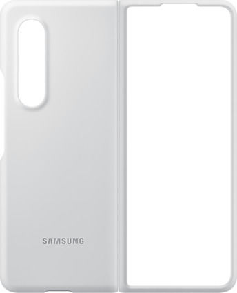 Samsung Silicone Cover Back Cover Silicon Alb (Galaxy Z Fold 3)