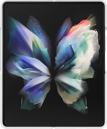 Samsung Silicone Cover Back Cover Silicon Alb (Galaxy Z Fold 3)