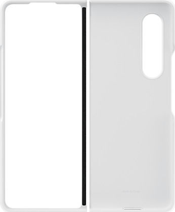 Samsung Silicone Cover Back Cover Silicon Alb (Galaxy Z Fold 3)