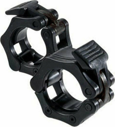 Optimum Lock-Jaw Collar Set for Dumbbells/Barbells Ø50mm 2pcs Black