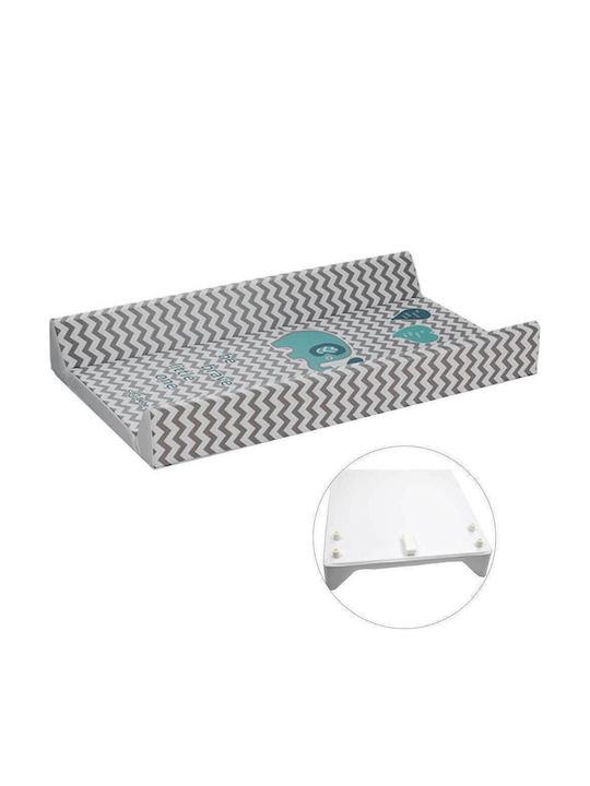 Bebe Stars Hard Changing Pad Elephant din plastic Gri 50x80cm