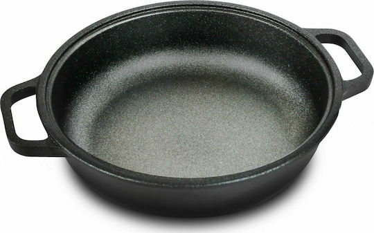Risoli Blackplus Ρηχή Κατσαρόλα από Χυτό Αλουμίνιο 4.5lt / 32cm