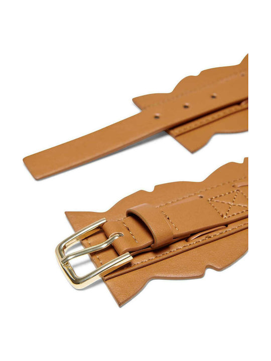 Only Wide Women's Belt Brown