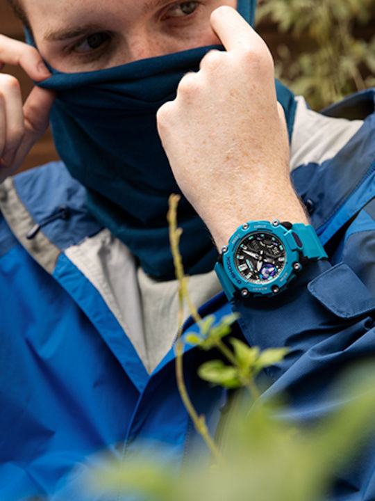 Casio G-Shock Ρολόι Μπαταρίας με Καουτσούκ Λουράκι