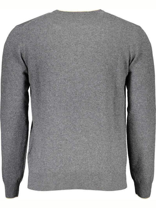 Harmont & Blaine Men's Long Sleeve Sweater Gray