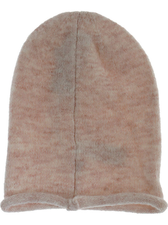 Only Knitted Beanie Cap Pink