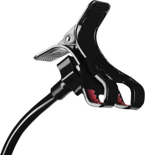 Thumbs Up Clip Holder Flexible Βάση Κινητού με Βραχίονα σε Μαύρο χρώμα