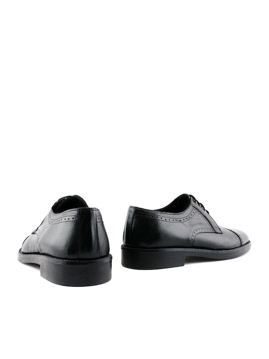 64 Men's Leather Oxfords Black