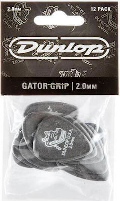 Dunlop Pane Chitarei Gator Grip Grosime 2mm Set 12buc