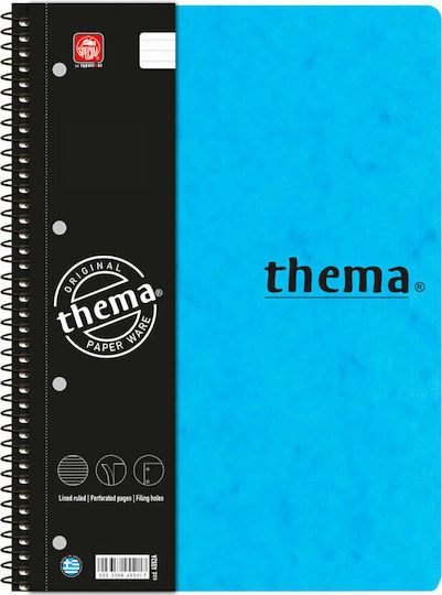 Typotrust Спирал Тетрадка На райета A4 150 Листа 5 Теми Thema 1бр (Различни цветове)