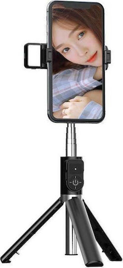 Proda PD-P70S-1 Selfie Stick Trepied Pentru Telefon Mobil Telecomandă Bluetooth Negru