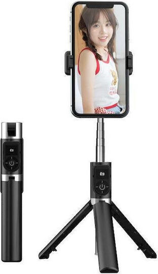 Proda PD-P70S Selfie Stick Τρίποδο Κινητού Μαύρο