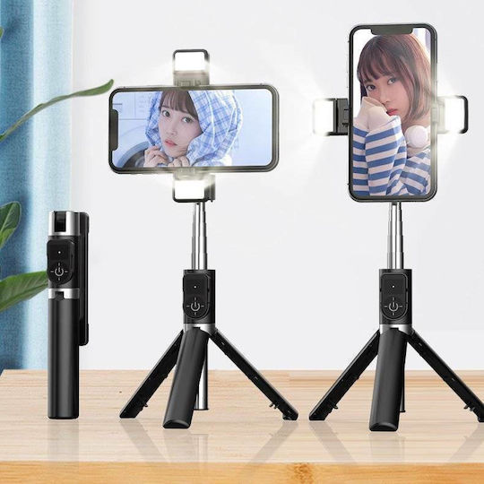 Proda PD-P70S-2 Selfie Stick Τρίποδο Κινητού Bluetooth Μαύρο