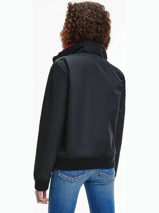 Kids' Casual Jacket Short with Hood Black