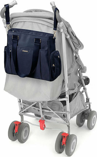 Babyono Τσάντα-Αλλαξιέρα Ώμου/Χειρός Balance Blue 40x31εκ.