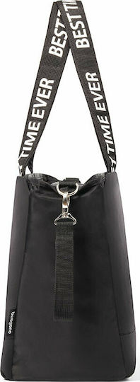 Babyono Shoulder/Hand Diaper Bag Best Time Ever Black