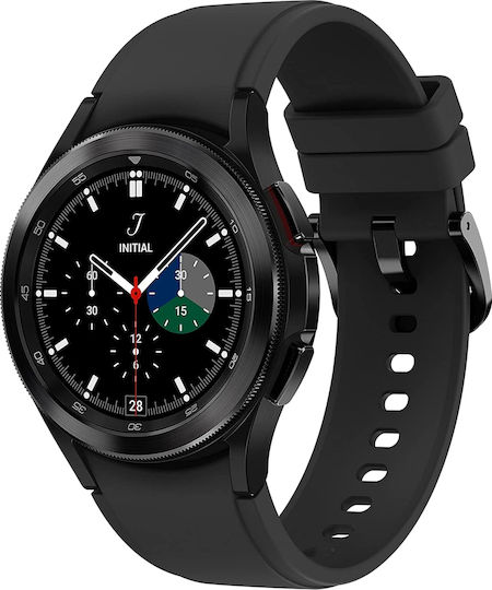 Samsung Galaxy Watch4 Classic Bluetooth Stainless Steel 46mm Αδιάβροχο με Παλμογράφο (Black)