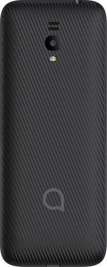 Alcatel 3080G Single SIM Κινητό με Κουμπιά Μαύρο