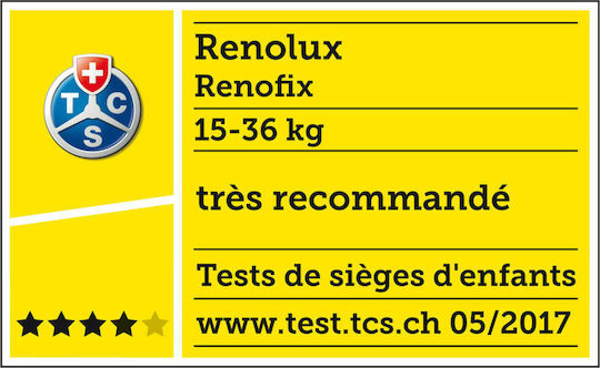 Renolux Renofix 2 Baby Car Seat with ISOfix Passion 15-36 kg