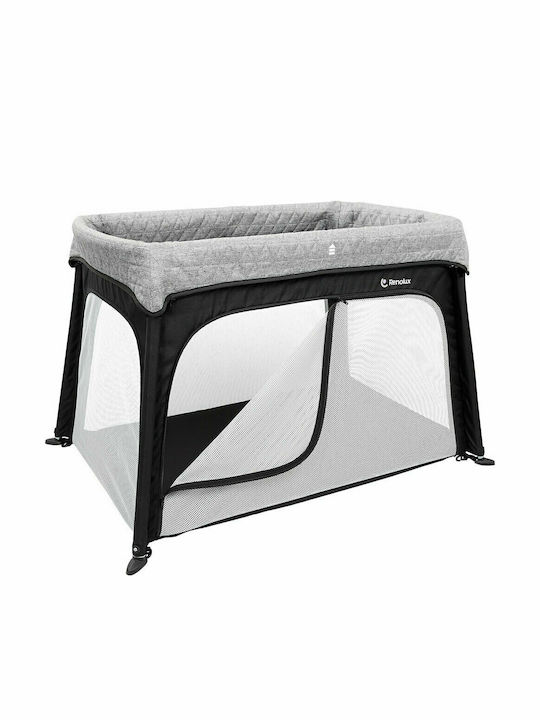 Renolux Fovea Griffin Кошара за игра 2 Нива с Матрак Сив 108x55см