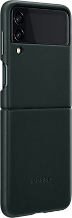 Samsung Leather Cover Back Cover Leather Green (Galaxy Z Flip3)