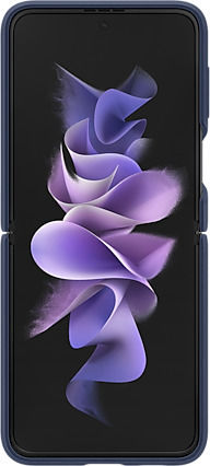 Samsung Silicone Cover with Ring Задна корица Силикон Тъмносин (Galaxy Z Flip3 5G)