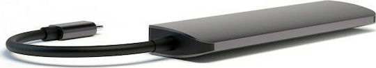 4Smarts USB-C Docking Station mit HDMI 4K PD Gray (582-SMR-468782)