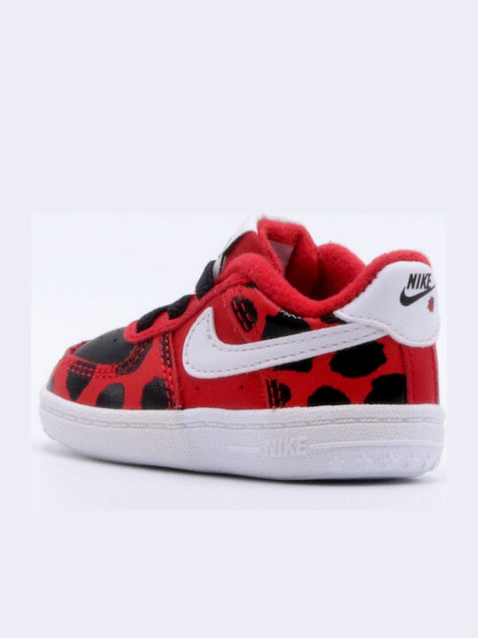Nike Βρεφικά Sneakers Αγκαλιάς Κόκκινα Air Force 1