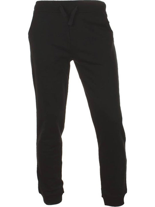 Aktives Kinder Trainingsanzug Jogginghose Schwarz
