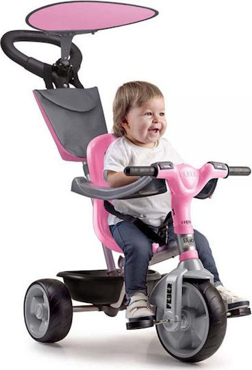 Feber Baby Plus Cu Mâner Pentru Părinți Pentru 9 Luni Roz