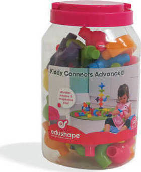 Edushape Τουβλάκια Kiddy connects Advanced για 2+ Ετών 50τμχ