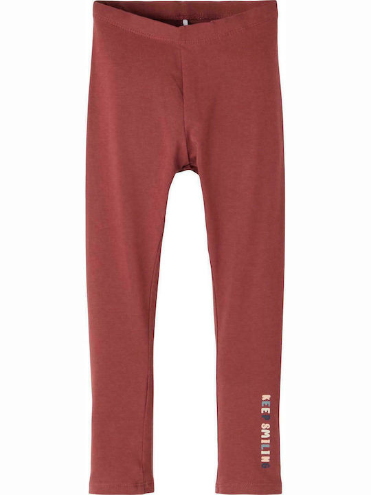 Name It Kinder Leggings Lang Burgundisch