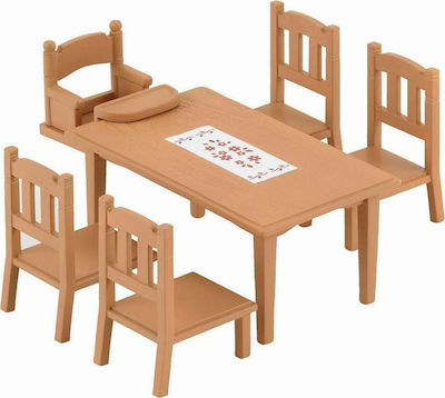 Epoch Toys Παιχνίδι Μινιατούρα Sylvanian Families Family Table & Chairs για 3+ Ετών