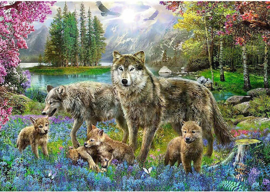 Lupine Family Puzzle 2D 1000buc