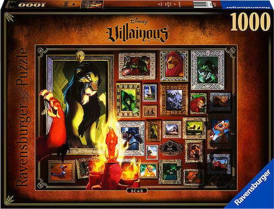 Disney Villainous Scar Puzzle 2D 1000 Bucăți