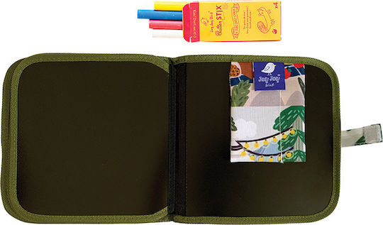 Jaq Jaq Bird Painting Chalkboard Book With Chalk Friends Camping for Children 3+ years Years