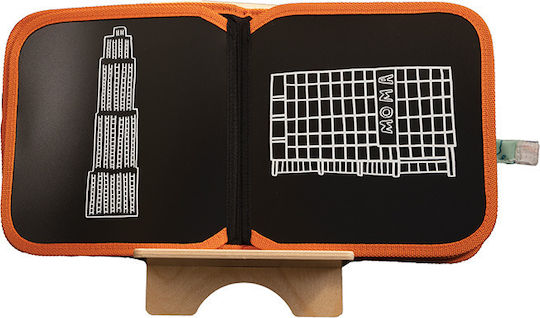 Jaq Jaq Bird Painting Cities of Wonder Erasable Book New York for Children 3+ years Years 12pcs