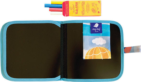 Jaq Jaq Bird Painting Chalkboard Book With Chalks Friends Hot Air Balloons for Children 3+ years Years