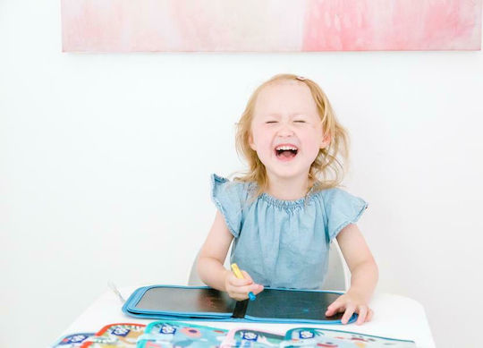 Jaq Jaq Bird Painting Chalkboard Book with Chalk Yetis for Children 3+ years Years