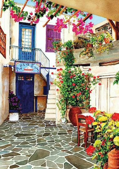 Детски Пъзел Courtyard With Flowers за 8+ години+ Години 260бр Art Puzzle