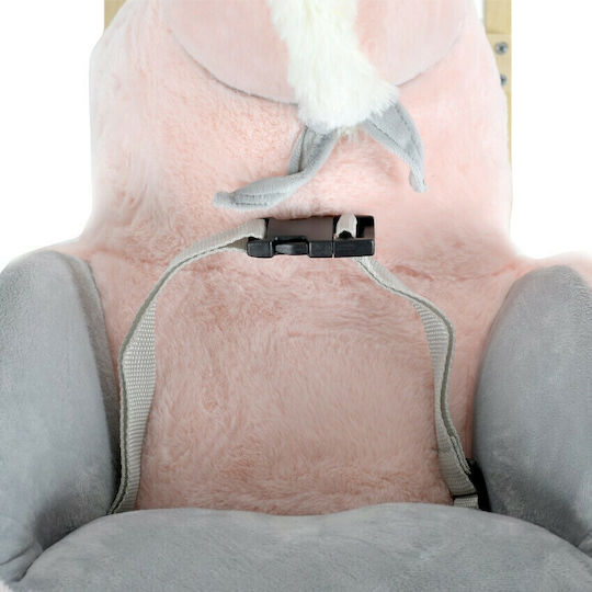 Moni Cookie Jucărie cu leagăn Unicorn pentru 12++ luni cu sunete și muzică pentru greutate maximă de 20kg Roz
