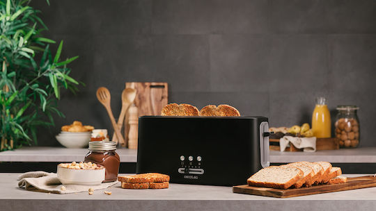 Cecotec Toast&Taste Φρυγανιέρα 1 Θέσης 980W Μαύρη