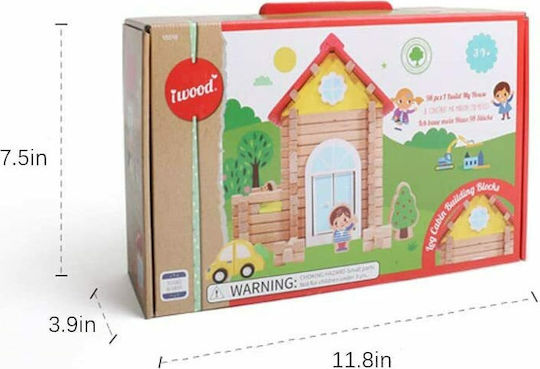 iwood Building Blocks I Build My House Wooden For 3+ Years 56 Pieces